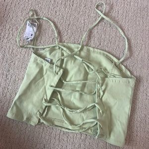 Garage green fairy core top